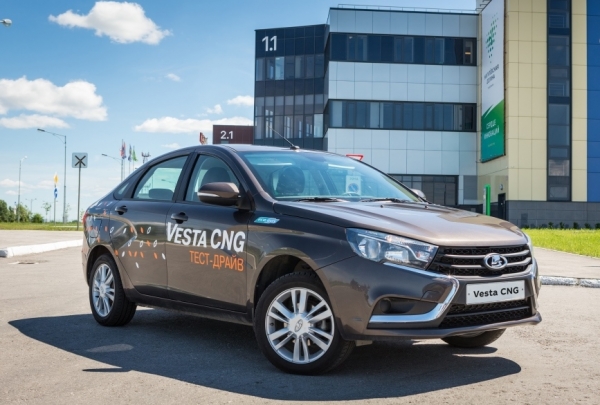 LADA Vesta CNG - началось серийное производство битопливной версии автомобиля